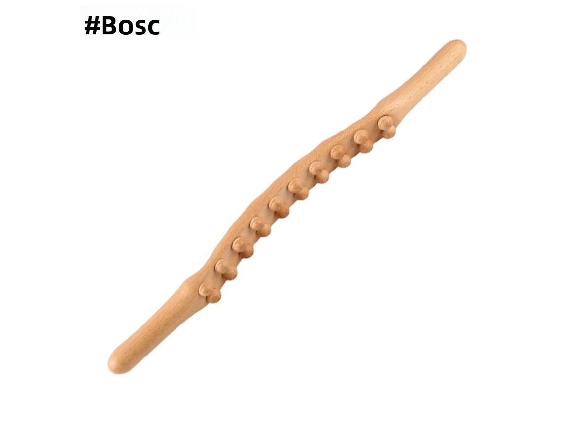 (haya) Rodillo De Masaje Linfático De Madera, Utilizado Para Aliviar El Síndrome De Entumecimiento Del Brazo.