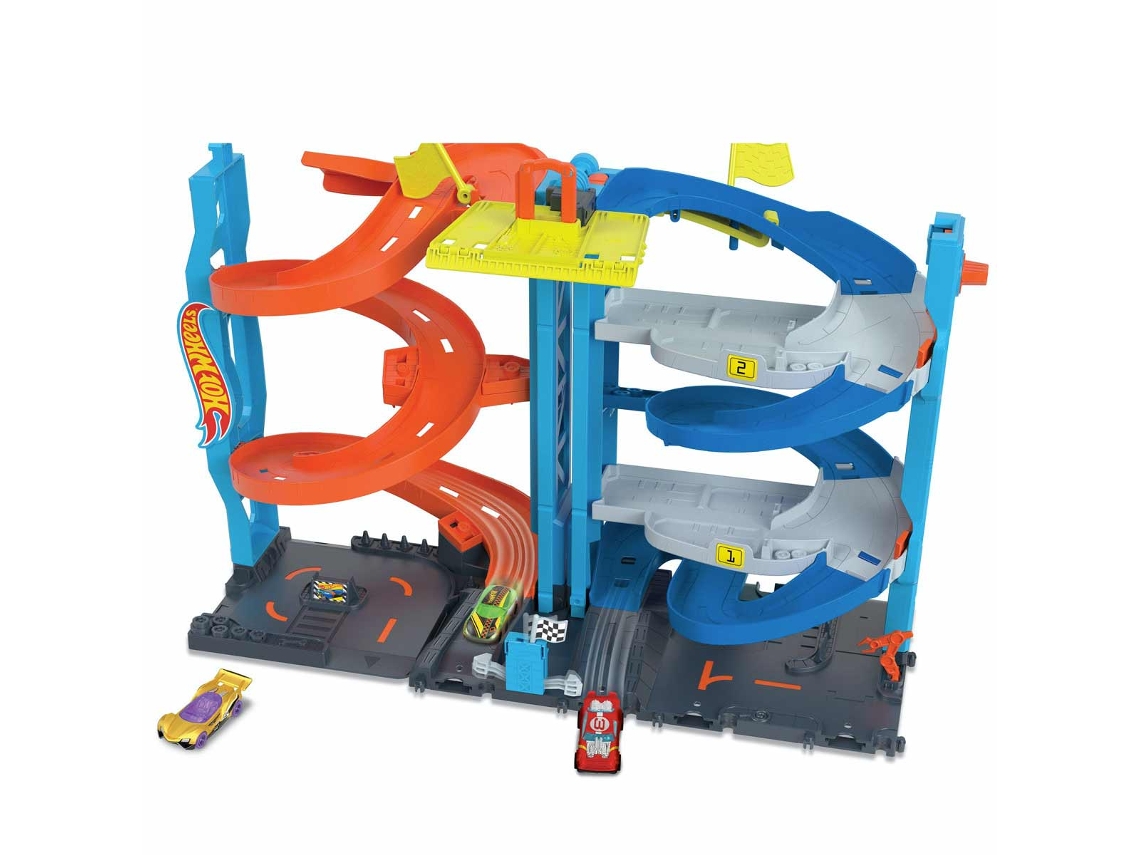 Hot Wheels City 2-en-1 Torre de Carreras Transformable