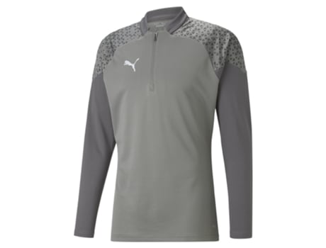 Chándale para Fitness PUMA Chándal Cremallera Team Gris (XS)