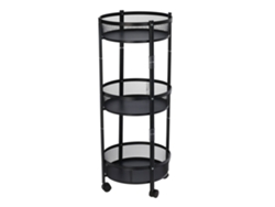 Carrito de cocina plegable con ruedas Well Home Ø37x88cm Wellhome