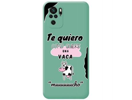 Carcasa Xiaomi Redmi Note 10 / 10S TUMUNDOSMARTPHONE Silicona Líquida Dibujos Verde