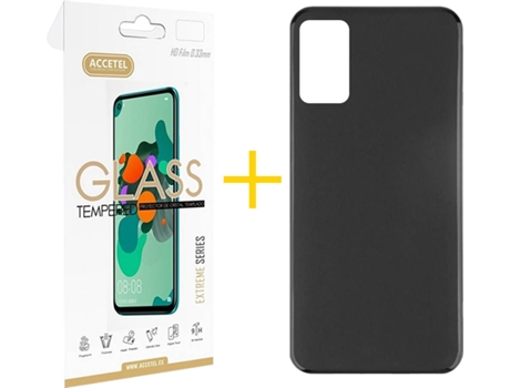 Pack 1 Protector de Cristal Templado 2.5D + Carcasa para Samsung Galaxy M52 5G ACCETEL