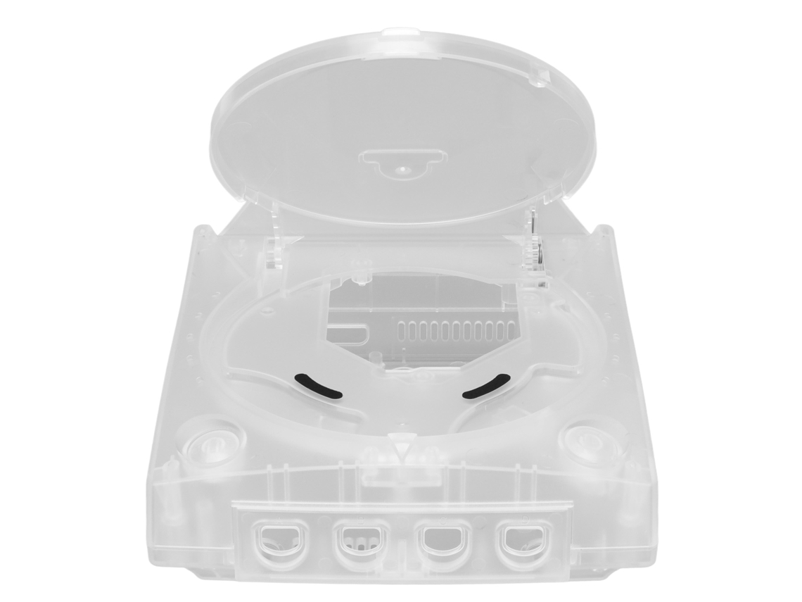 Cubierta De Plástico Translúcido Para Consola Sega Dreamcast Dc - Carcasa De Repuesto Retro