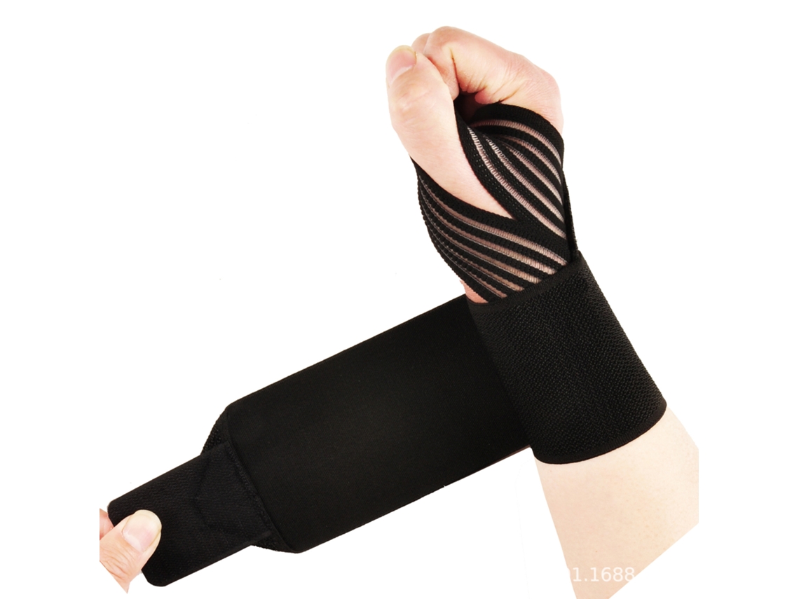 Vendajes deportivos, muñequeras, férulas para esguinces de mano, correas de soporte MDUG (borde negro)