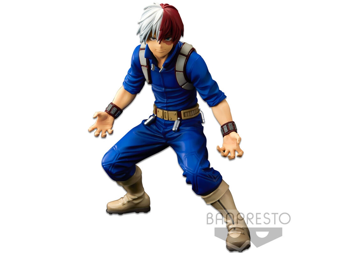 My Hero Academy Figura Banpresto World Coliseo Super Master Star Piece El Pincel Figura Shoto Todoroki 21Cm MY HERO ACADEMIA