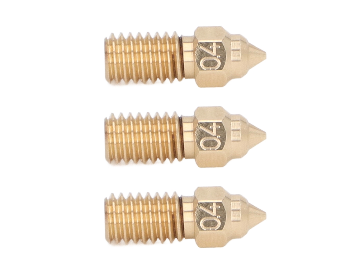 3 Piezas Boquilla De Latón 1.75mm 0.4mm M6 Para Impresora 3d Elegoo Neptune 4/4pro