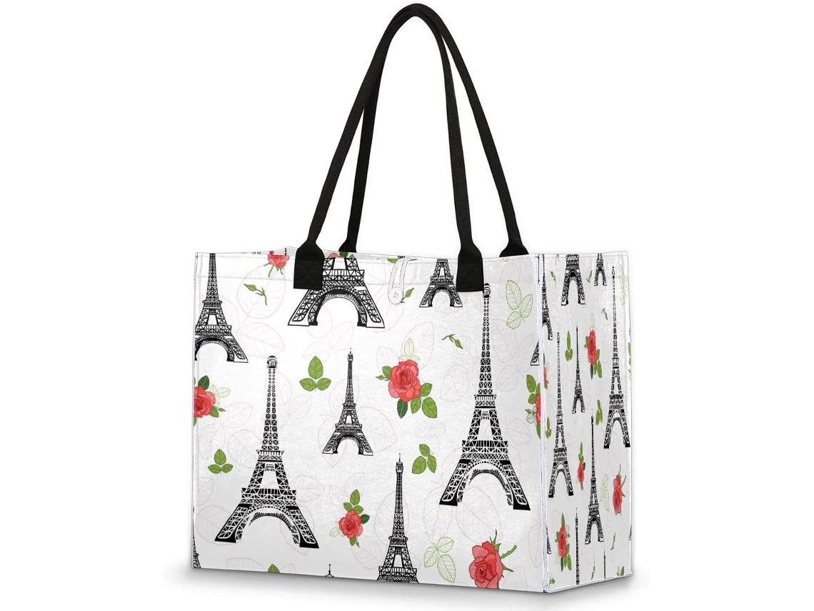 Bolso de hombro Tropicallife con estampado de escamas de pez, 38 x 25 x 19 cm