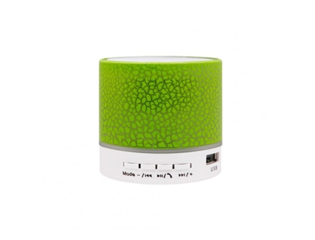 Altavoz Bluetooth Luz colorida Tarjeta enchufable Computadora Mini Subwoofer Botón de audio Pequeño inalámbrico Gran grieta + Cabo Verde