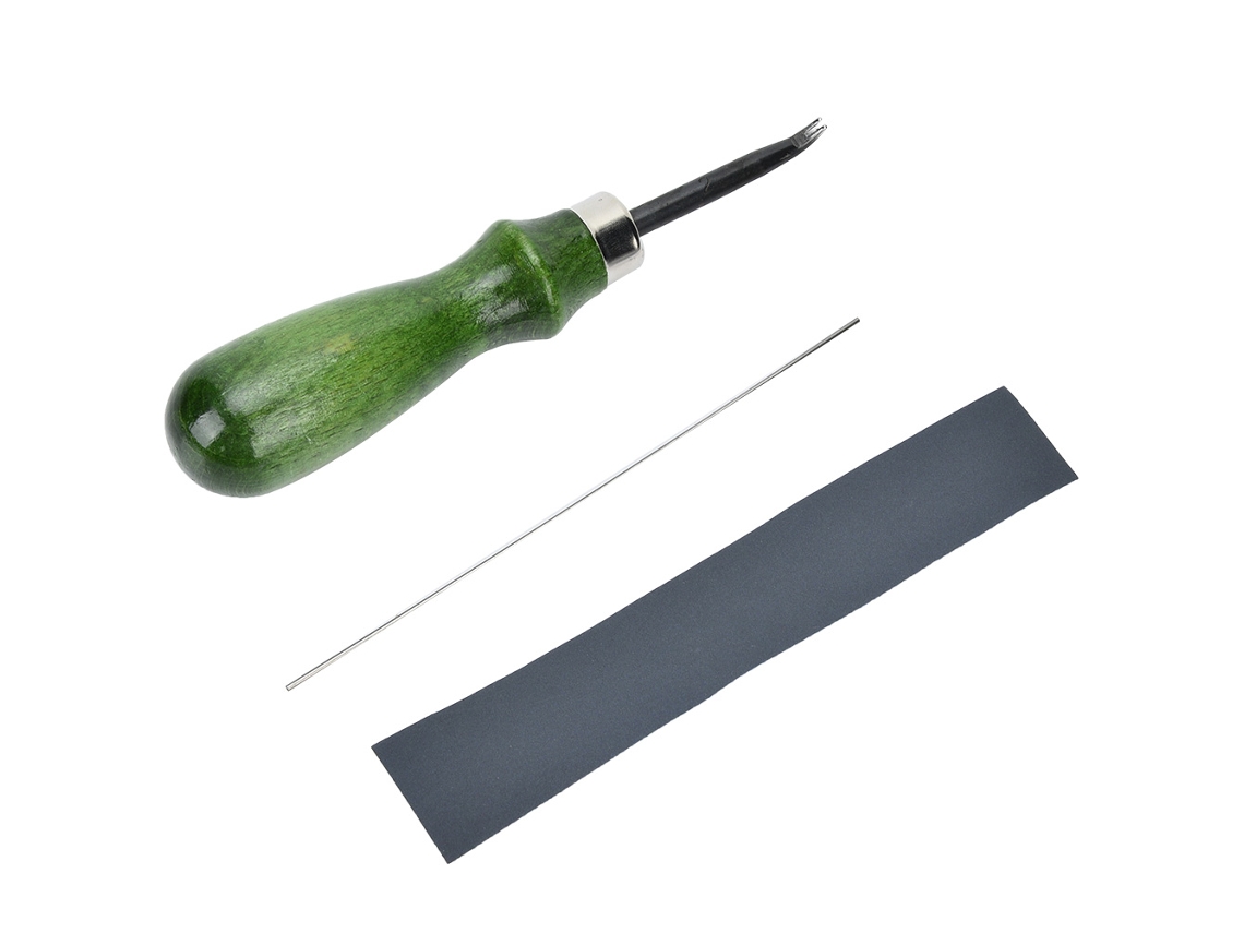 Ferramenta Profissional Abulstramento Bordas Couro 0,6mm A 1,4mm