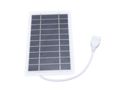Cargador Portátil Con Panel Solar Y 2 Salidas Usb Para Teléfonos Móviles, Ideal Para Acampar, De Alta Eficiencia Y Fabricado Con Silicio Monocristalino.