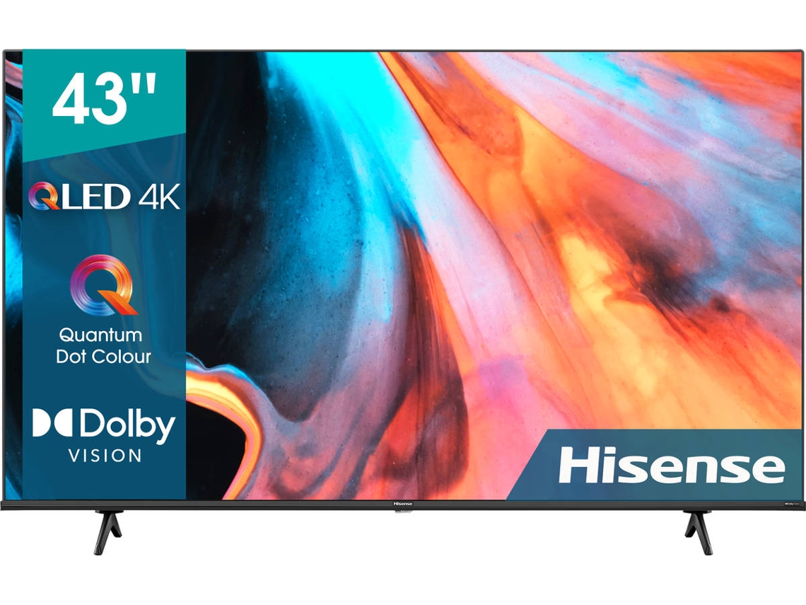 TV HISENSE 43E7HQ (QLED - 43'' - 109 cm - 4K Ultra HD - Smart TV)