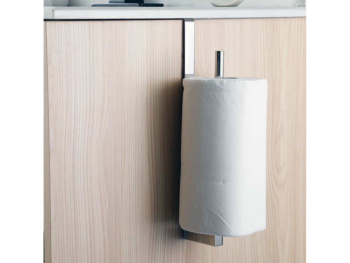 Percha De Baño lateral acabado cromo brillo fabricado en acero inoxidable