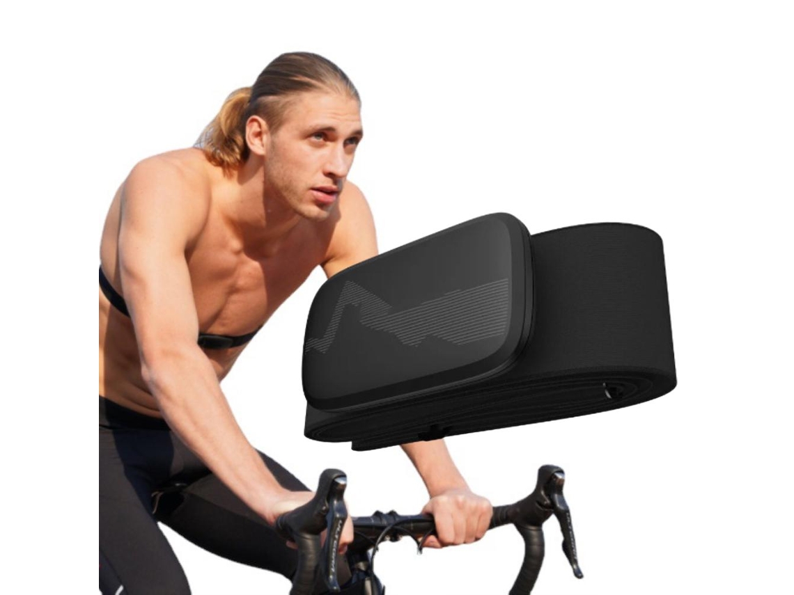 Monitor de ritmo cardíaco con correa para el pecho, 4.2 ANT, Bluetooth, IP67, resistente al agua, para ciclismo, correr y deportes.