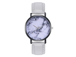 Reloj De Cuarzo De Pareja Con Correa De Cuero Pu Zhoulianfa (gris)