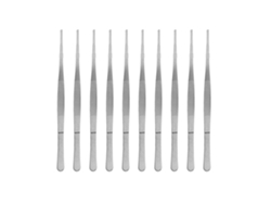 Paquete de 10 pinzas multiusos de acero inoxidable para alimentos, pinzas rectas de 25 cm de largo