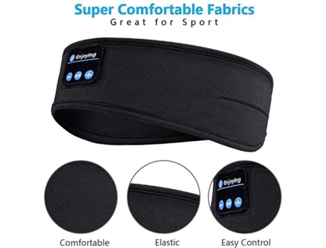 Auriculares para dormir de lado, diadema Bluetooth, auriculares inalámbricos para dormir insomnio CHRONUS