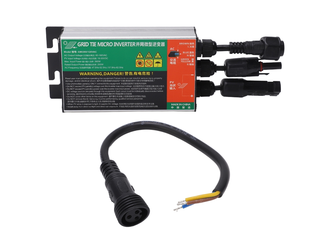2026 Store-microinversor Solar Gmi Grid Tie Ip55 Eficiente Seguro Para Sistema Solar Pequeño Ca 110v