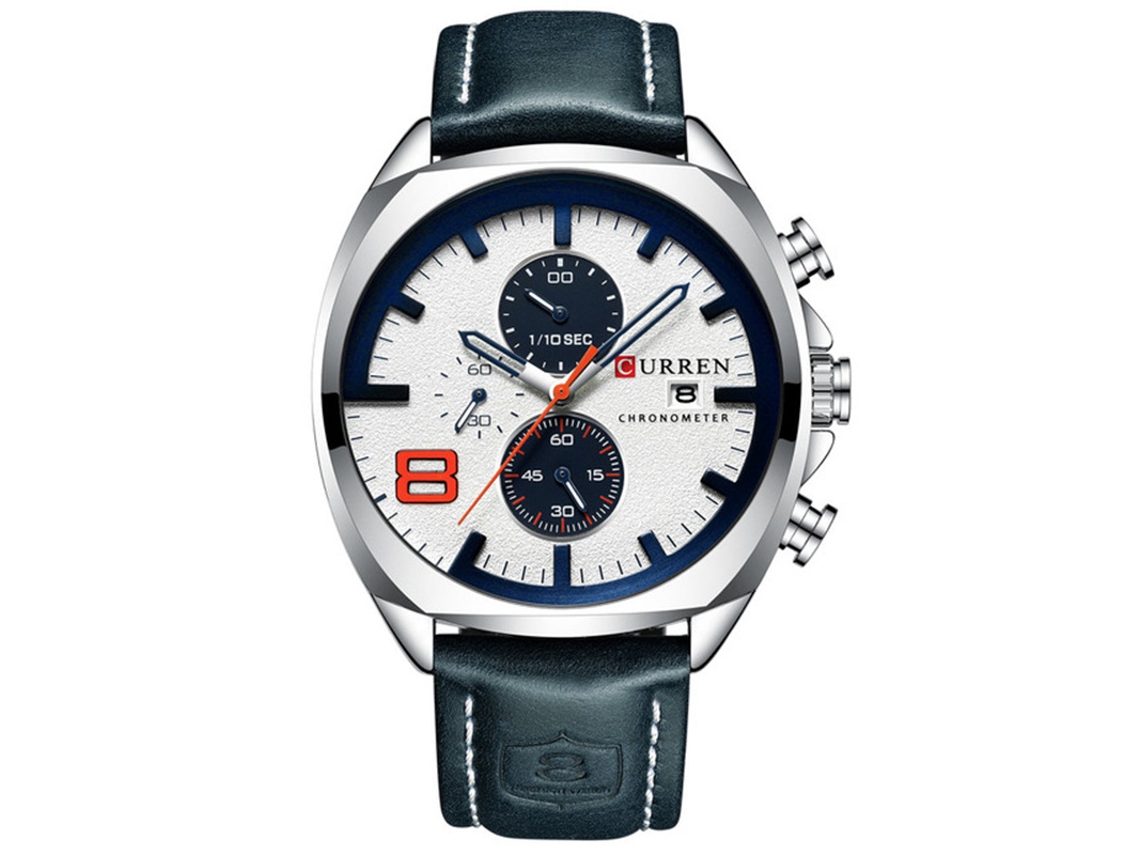 Reloj deportivo para hombre, multifuncional, resistente al agua, con seis manecillas y movimiento de cuarzo. MDUG (verde)