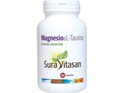 Complemento Alimentar SURA VITASAN Magnesio L Taurina (90 Cápsulas)
