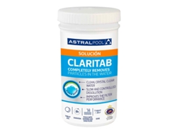 ASTRALPOOL CLARITAB - 2 botes - doble acción: “coagulante” y “floculante”, para un tratamiento de choque que devuelve la claridad y transparencia del agua.