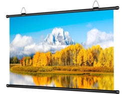 Pantalla De Proyección Hd Gruesa, Antirreflejo, 16:9, Sin Agujeros, Para Montaje En Pared, Para