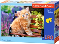 Puzzle CASTORLAND Ginger Kitten (180 Piezas)