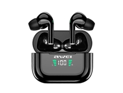 Auriculares deportivos inalámbricos Awei T29p con Bluetooth V5.0 y pantalla digital LED, resistencia al agua IPX4, con estuche de carga Hengrongshen
