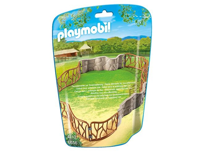 PLAYMOBIL City Life: Cercas para zoológico - 6656 (Edad Mínima: 4)