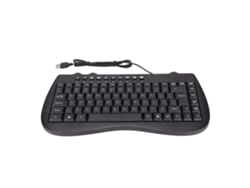 Teclado Mini Fio Usb 95 Teclas Ultra Fino Silencioso Com Função Multimídia Para Computador Desktop E Notebook
