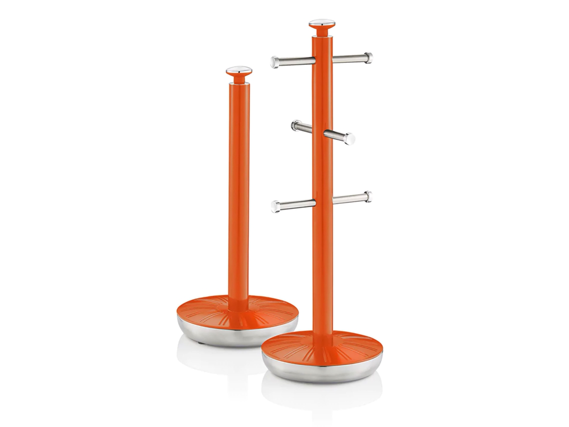 Porta Tazas SWAN (Acero Inoxidable - Naranja)