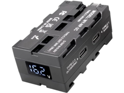 Fuente De Alimentación Externa, Luz Led, Puerto V, Batería Ficticia, Np-f, Monitor Virtual De Doble Cara, Noticias