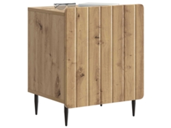 Maison Exclusive - Armario De Noche 2 Pcs Roble Artesanal 43 X 34,5 X 52 Cm