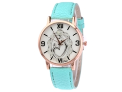 Reloj Hombre Negocios Cuero Casual Estilo Moderno Cuarzo Regalo Color Menta