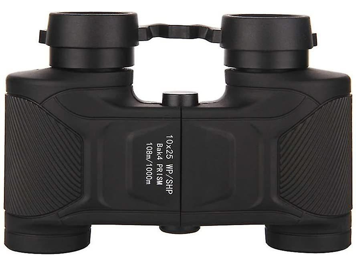 Telescopio 10x25, película verde, nitrógeno, IP68, resistente a golpes, HD, alta potencia, temperatura, negro, Yizhood