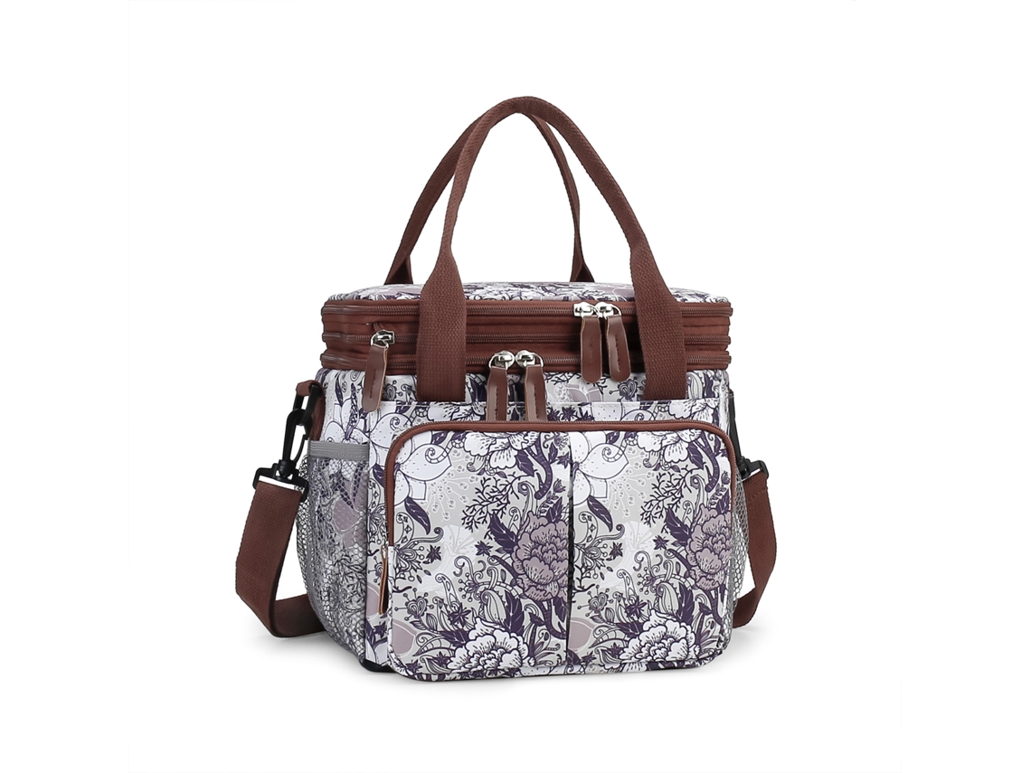 Bolsa de almuerzo impermeable, para leche, térmica, ideal para llevar comida fresca al aire libre. Peony Yunzii