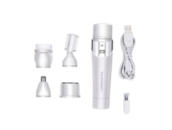 Kit De Grooming Para Mulheres 5 Em 1: Aparador Elétrico Portátil, Cortador De Cabelo Nasal, Sobrancelha E Pelos Faciais