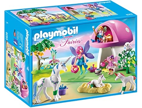 PLAYMOBIL Fairies: Casa-setas (Edad Minima: 4 años - 123 piezas)