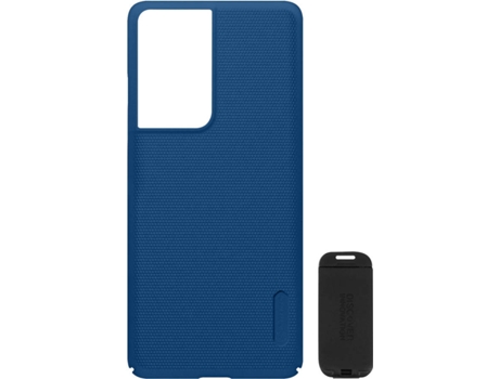 Carcasa Samsung Galaxy S21 Ultra Nillkin Función Soporte Azul