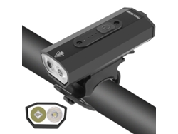 Luz para bicicleta, brillo intenso, resistente al agua, carga USB, ligera