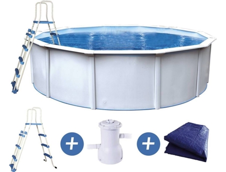 Piscina Redonda HABITAT ET JARDIN Punta Cana (Acero - 4.60x1.20 m)