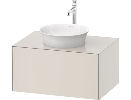 DURAVIT Tulip blanco, mueble de baño montado en la pared, ancho 800 x profundidad 550mm, con 1 extractor, con tecnología de punta, WT49750