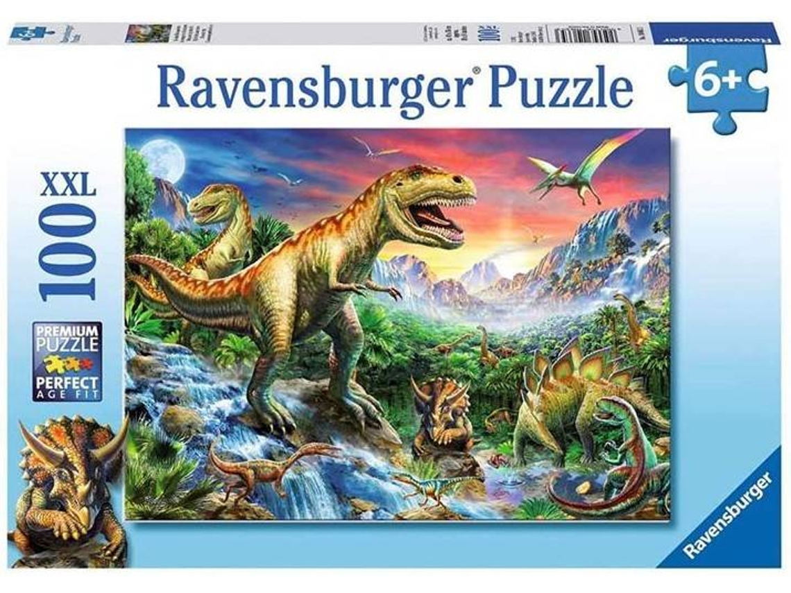 Puzzle RAVENSBURGUER Tempo dos Dinossauros (100 Piezas)