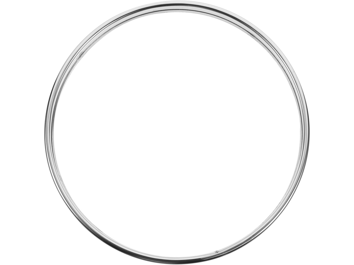 Anillo Redondo Fácil De Instalar, Prensa De Acero Plateado Y No