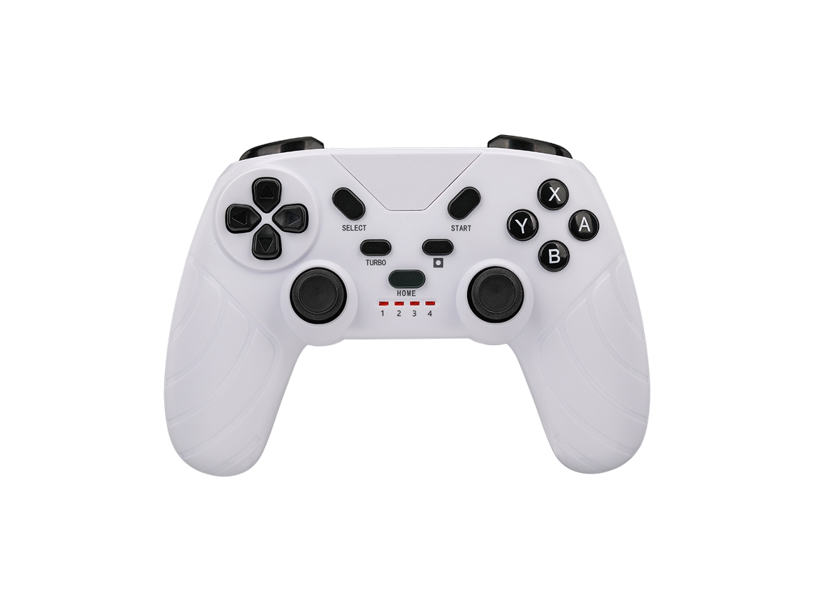 Mando inalámbrico Bluetooth Pro 6 en 1 para Switch 2, PC, Android TV e iOS, con sensor de movimiento y doble vibración, blanco. Aeuzwr