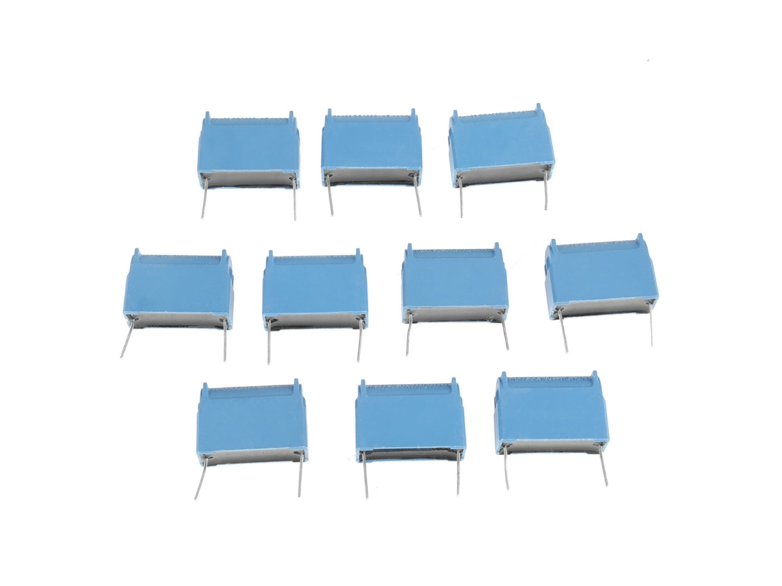 Veloriskku-10 Peças De Capacitor Radial Para Cozinha De Indução 0.33uf 630v Ac 1200v Dc
