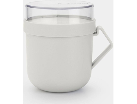 Recipiente Para Sopa 0,6L Gris Claro
