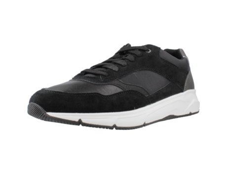 Zapatos de Hombre GEOX Radente Tecido Negro (43)