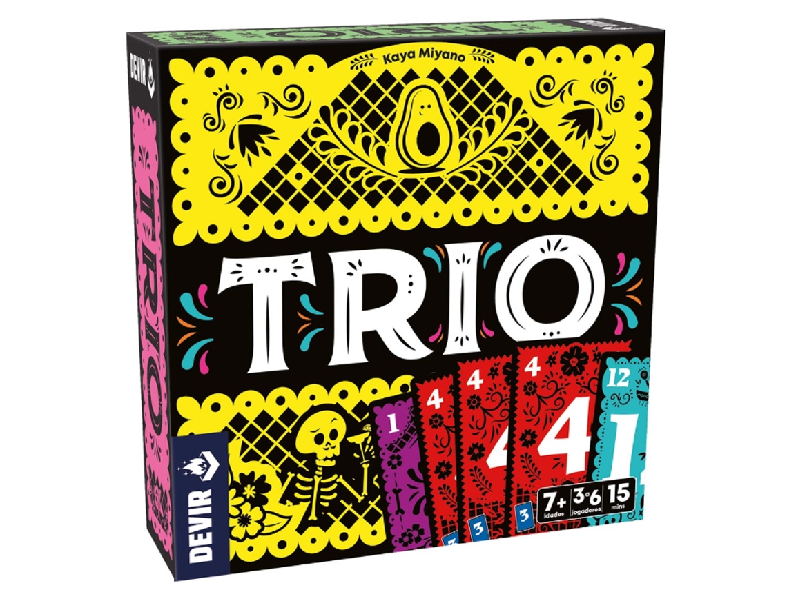Juego de Cartas Trio - Formato de viaje