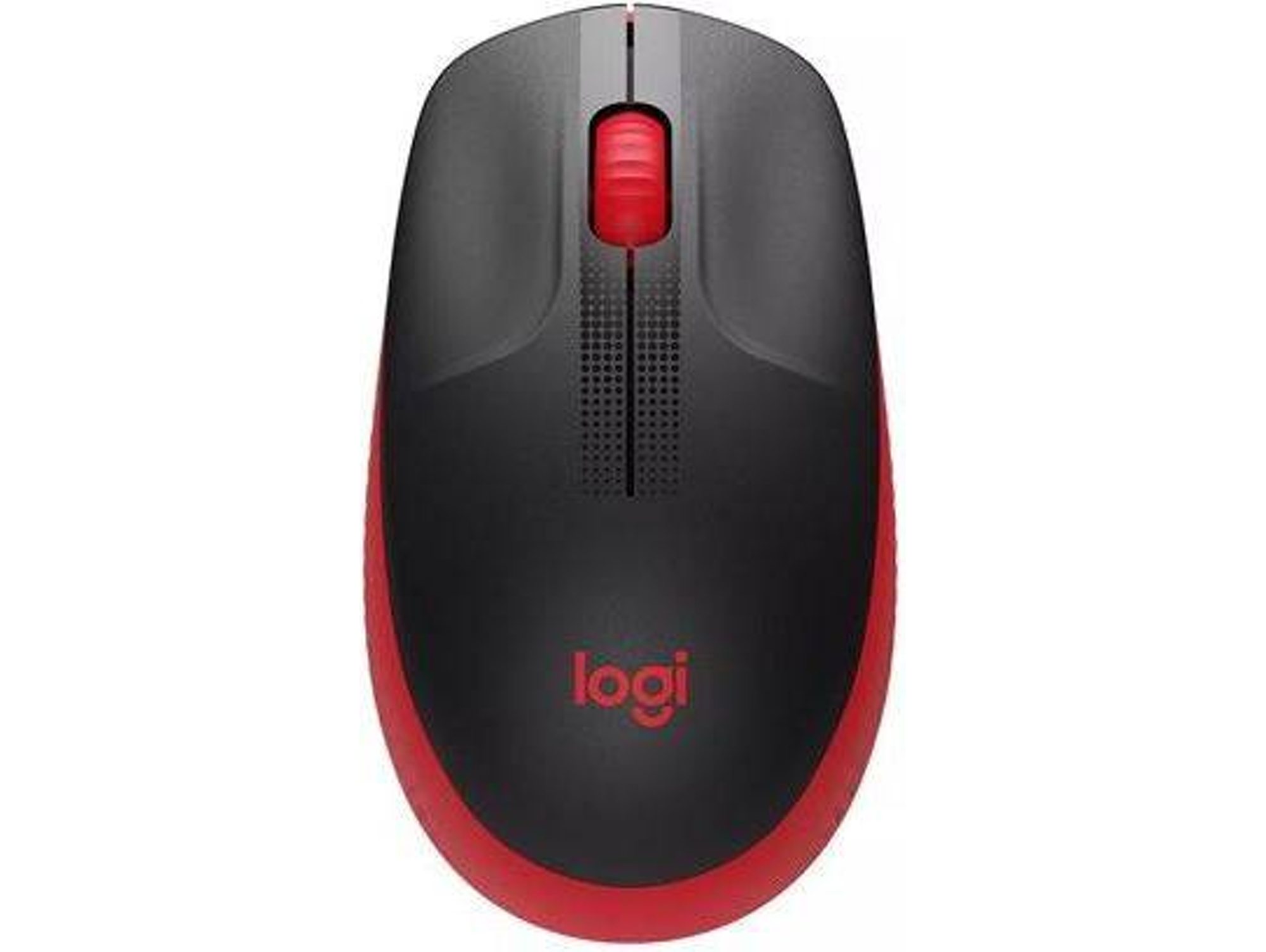 Ratón LOGITECH M190  (Inalámbrico - Casual - 1000 dpi - Rojo)