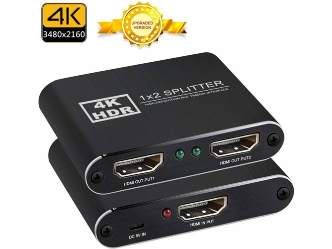 Multiplicador 1 x 2 HDR 4K / 2K HDMI 2.0 Soporte 3D